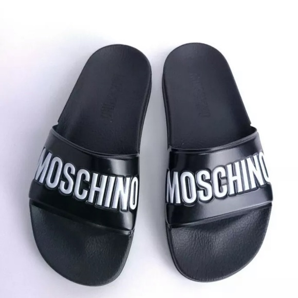 New in Box Authentic Moschino Slides - Picture 5 of 6